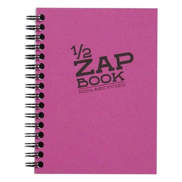Clairefontaine Μπλοκ Σχεδίου 1/2 Zap Book Σπιράλ 80 φύλλων A5 (14,8x21cm) 80gr