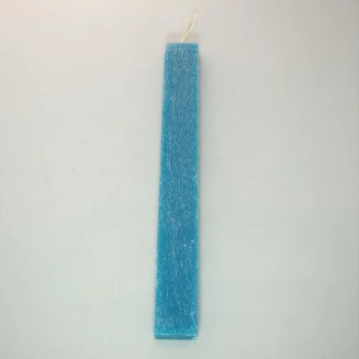 Αρωματική Λαμπάδα Ξυστή Πλακέ 3,5x1,5x29cm Blue Green