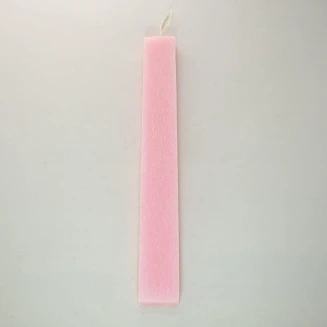 Αρωματική Λαμπάδα Ξυστή Πλακέ 3,5x1,5x29cm Light Pink