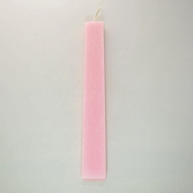 Αρωματική Λαμπάδα Ξυστή Πλακέ 3,5x1,5x29cm Light Pink