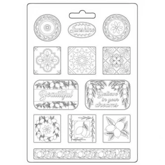 Stamperia Φόρμα Πηλού A4 Blue Dream plates