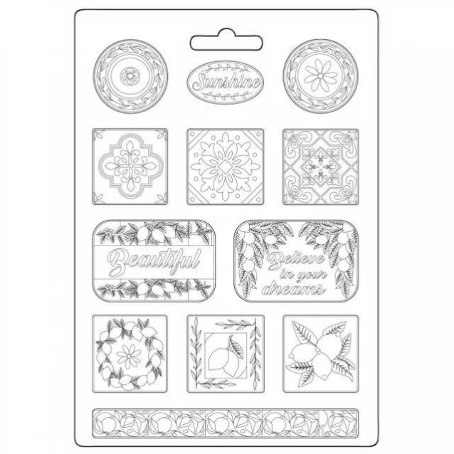 Stamperia Φόρμα Πηλού A4 Blue Dream plates