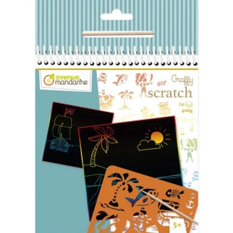 Avenue Mandarine Μπλοκ Ζωγραφικής Scratch 15x20cm Πειρατές