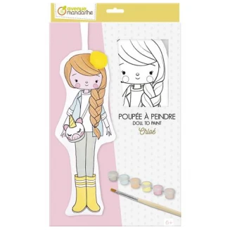 Avenue Mandarine Κούκλα Υφασμάτινη για Ζωγραφική 30cm Chloe
