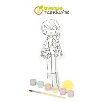 Avenue Mandarine Κούκλα Υφασμάτινη για Ζωγραφική 30cm Chloe