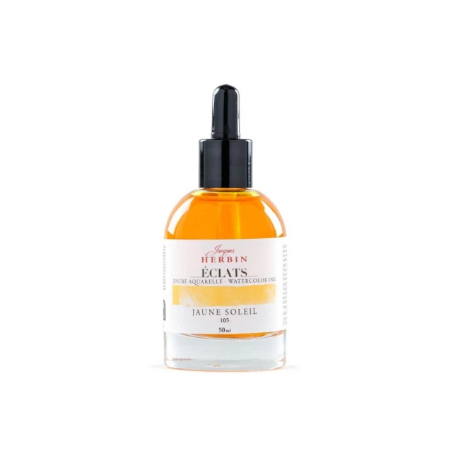Jacques Herbin 50ml Υγρή Ακουαρέλα Eclats Sunshine Yellow