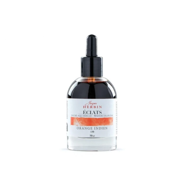 Jacques Herbin 50ml Υγρή Ακουαρέλα Eclats Indian Orange