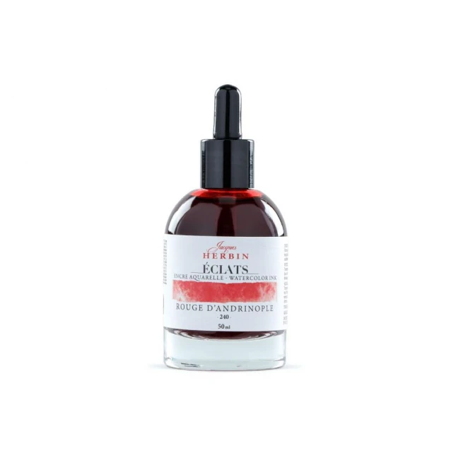 Jacques Herbin 50ml Υγρή Ακουαρέλα Eclats Turkey Red