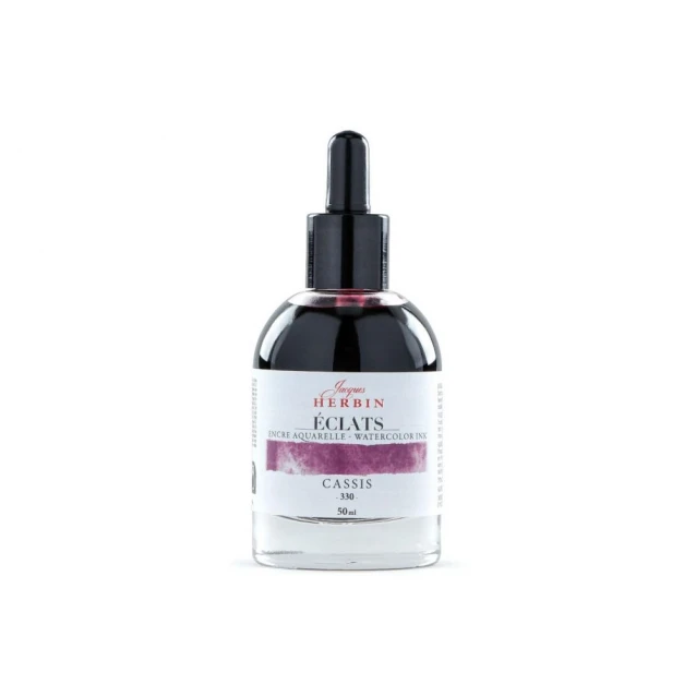 Jacques Herbin 50ml Υγρή Ακουαρέλα Eclats Blackcurrant