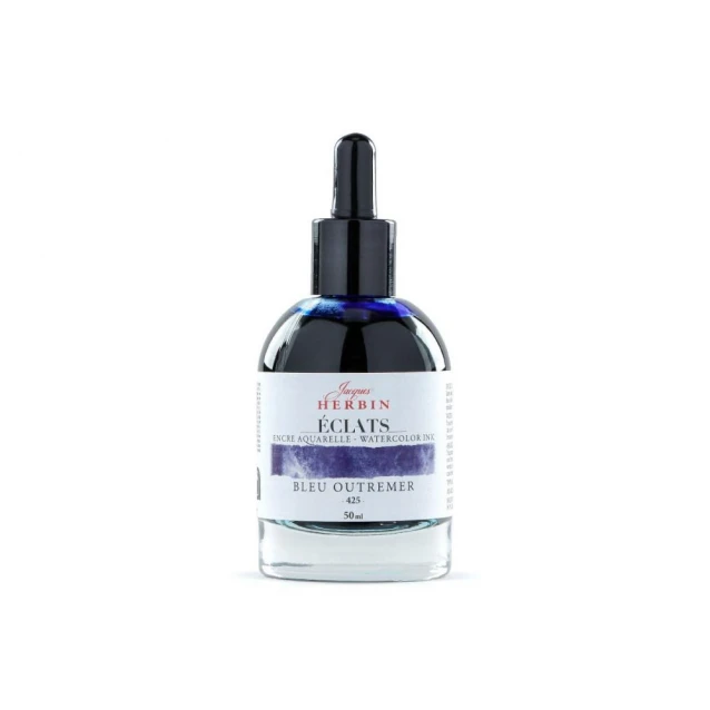 Jacques Herbin 50ml Υγρή Ακουαρέλα Eclats Ultramarine Blue