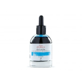 Jacques Herbin 50ml Υγρή Ακουαρέλα Eclats Cyan