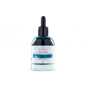 Jacques Herbin 50ml Υγρή Ακουαρέλα Eclats Peacock Green
