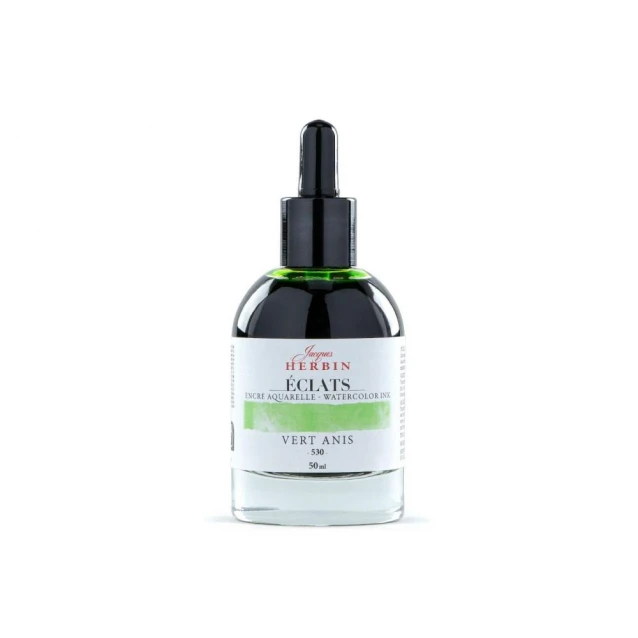Jacques Herbin 50ml Υγρή Ακουαρέλα Eclats Anise Green