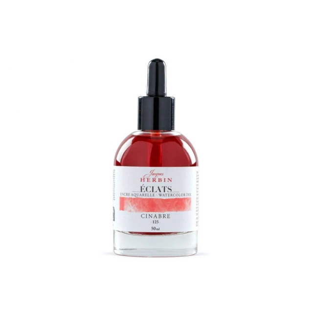 Jacques Herbin 50ml Υγρή Ακουαρέλα Eclats Vermilion