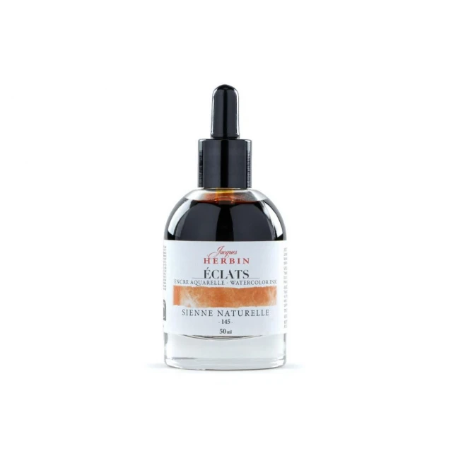 Jacques Herbin 50ml Υγρή Ακουαρέλα Eclats Natural Sienna