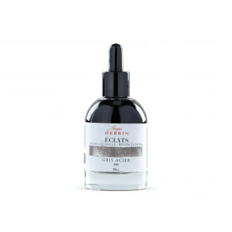 Jacques Herbin 50ml Υγρή Ακουαρέλα Eclats Steel Grey
