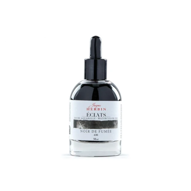 Jacques Herbin 50ml Υγρή Ακουαρέλα Eclats Carbon black