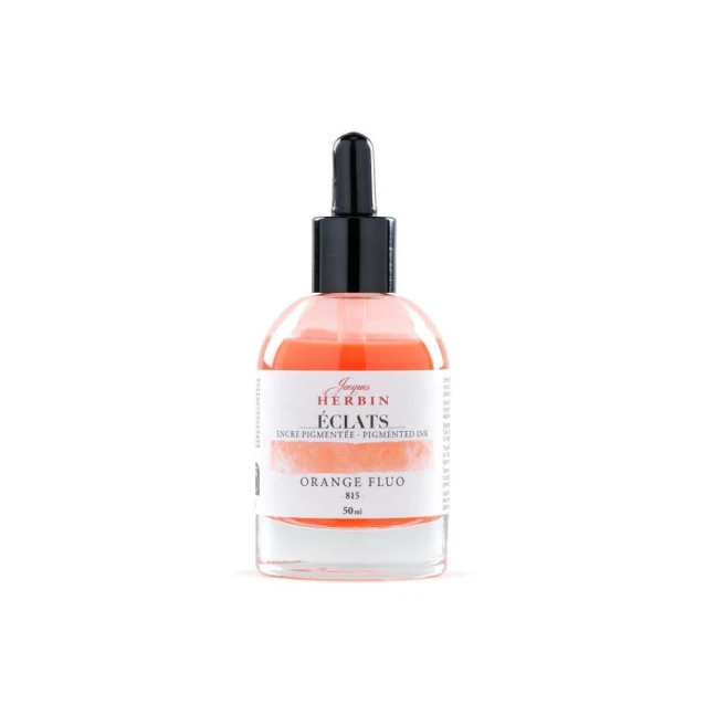 Jacques Herbin 50ml Υγρή Ακουαρέλα Eclats Fluo Orange