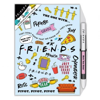 Friends Σετ Σημειωματάριο και Στυλό με ατάκες της σειράς