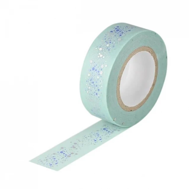 Rico Design Αυτοκόλλητη Ταινία 10mx15mm Mint Bubbles FSC