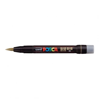 Posca Μαρκαδόρος PC-350 Πινέλο Καλλιγραφίας Χρυσό