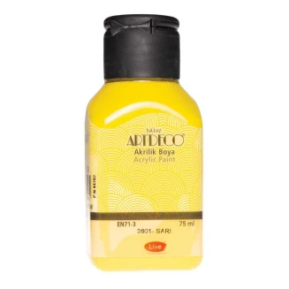Artdeco 75ml Ακρυλικό Χρώμα Yellow 3601