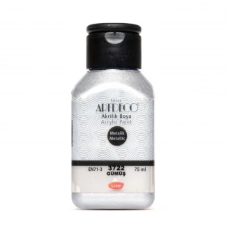 Artdeco 75ml Ακρυλικό Μεταλλικό Χρώμα Silver 3722