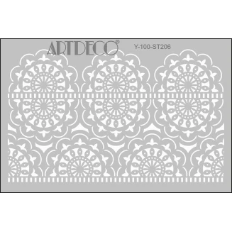 Artdeco Stencil A4 (21x29,7cm) Lace 1 206
