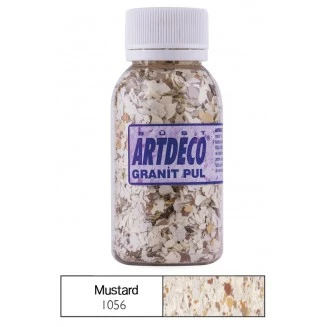 Artdeco 100ml Διακoσμητικές Νιφάδες Μωσαϊκού Granite Mustard 1056