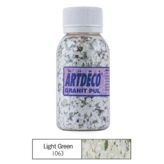 Artdeco 100ml Διακoσμητικές Νιφάδες Μωσαϊκού Granite Light Green 1063