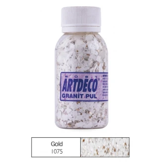 Artdeco 100ml Διακoσμητικές Νιφάδες Μωσαϊκού Granite Gold 1075
