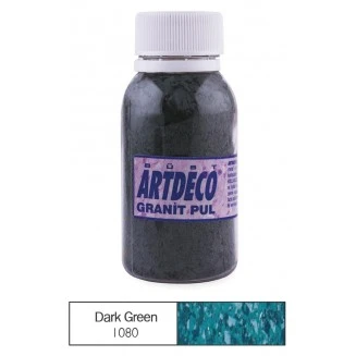 Artdeco 100ml Διακoσμητικές Νιφάδες Μωσαϊκού Granite Dark Green 1080