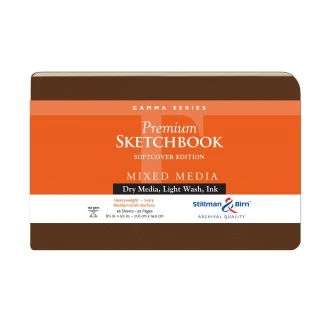 Stillman & Birn Μπλοκ Mixed Media Gamma 46 Ιβουάρ Φύλλα Cold Pressed 21,6x14cm 150gr