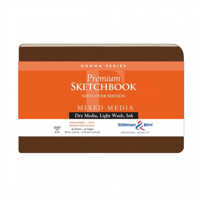 Stillman & Birn Μπλοκ Mixed Media Gamma 46 Ιβουάρ Φύλλα Cold Pressed 21,6x14cm 150gr