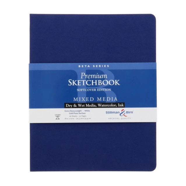 Stillman & Birn Μπλοκ Mixed Media Beta 26 Φύλλα Cold Pressed 20,3x25,4cm 270gr