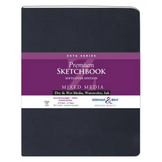 Stillman & Birn Μπλοκ Mixed Media Zeta 26 Φύλλα Hot Pressed 20,3x25,4cm 270gr