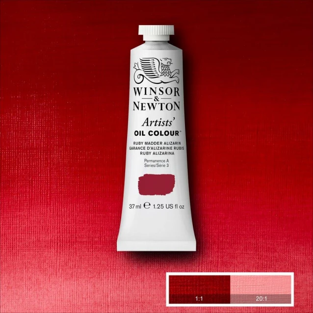 Winsor & Newton 37ml Artists Oil Series 3 Ruby Madder Alizarin
