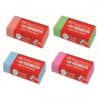 Faber Castell Γόμα Dust Free Χρωματιστή Μεσαία