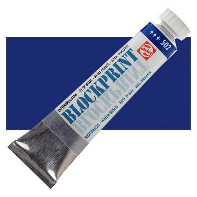 Talens 20ml Μελάνη Τυπώματος Blockprint No.502 Deep Blue