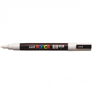 Posca Μαρκαδόρος PC-3M Λεπτό 0,9-1,3 mm Λευκό