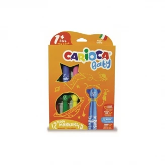 Carioca 12 Μαρκαδόροι Teddy Baby 1+