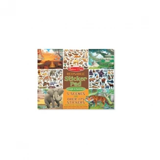 Melissa & Doug 175 Αυτοκόλλητα Ζώα της Ζούγκλας