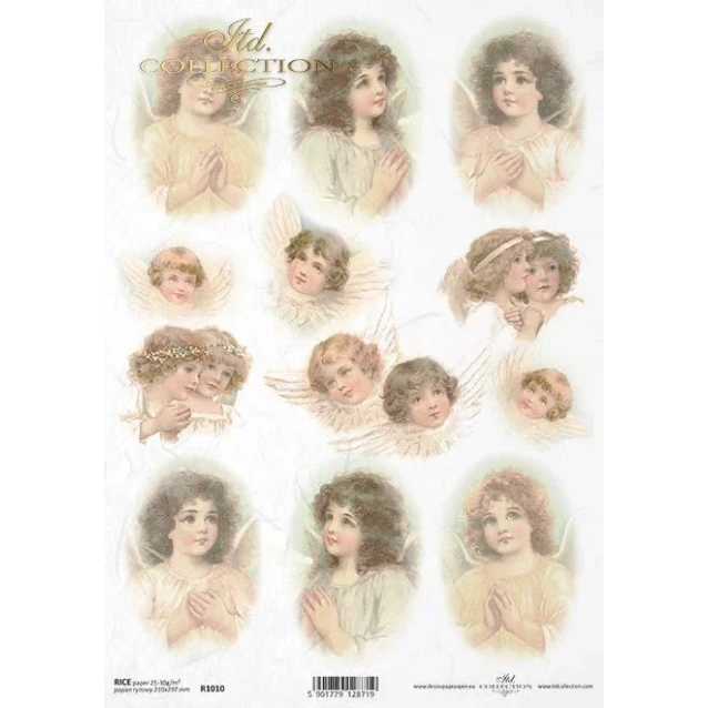 Itd. Collection Ριζόχαρτο Decoupage A4 (21x29,7cm) Christmas Angels I