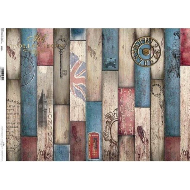 Itd. Collection Ριζόχαρτο Decoupage A3 (42x29,7cm) Colorful Boards