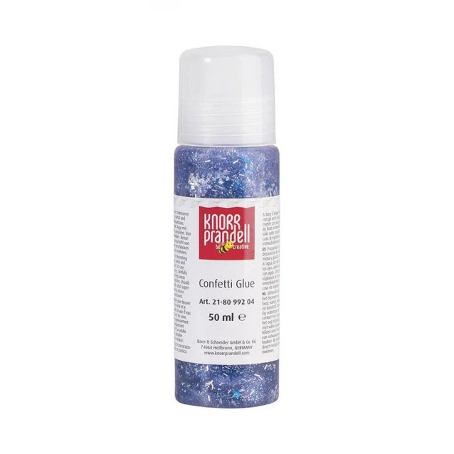 Knorr Prandell 50ml Κόλλα Glitter Νυφάδες Μπλε