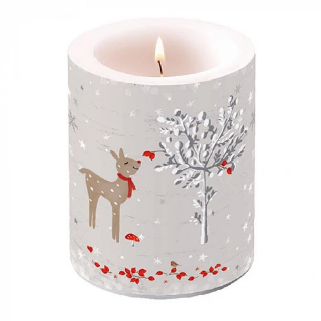 Ambiente Κερί Μεγάλο Φ12x10cm Sniffing Deer