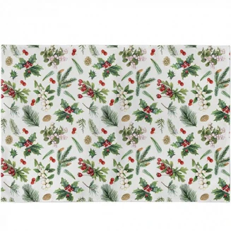 Ambiente Σουπλά 100% βαμβακερό 33x48cm Winter Greenery White