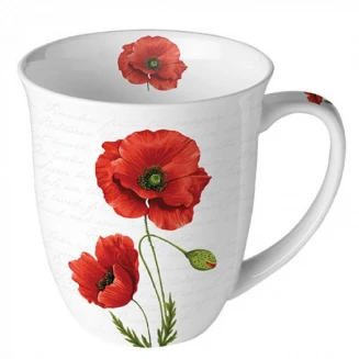 Ambiente Πορσελάνινη Κούπα 400ml Proud Poppy