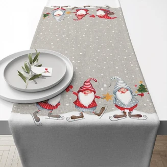 Ambiente Ράνερ Τραπεζιού 40x150cm 100% Βαμβακερό Skating Dwarfs