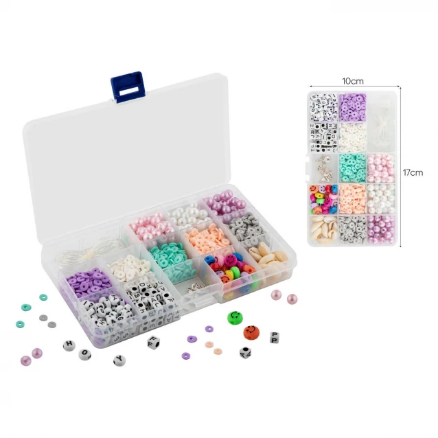 Moxy Χάντρες σε Κουτί Αποθήκευσης 10x17cm